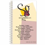 Promotional SimpliColor Side Bound Flip Pad - (Digital Full Color) Cover Notebook