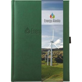 Large Pedova Journal w/Full Color GraphicWrap (7"x9.5") with Logo