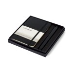 Moleskine Pocket Notebook and GO Pen Gift Set - Black with Logo