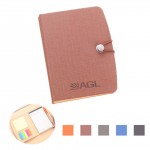 Customized Creative Sticky Notes Flip Notebook With Pen Slot