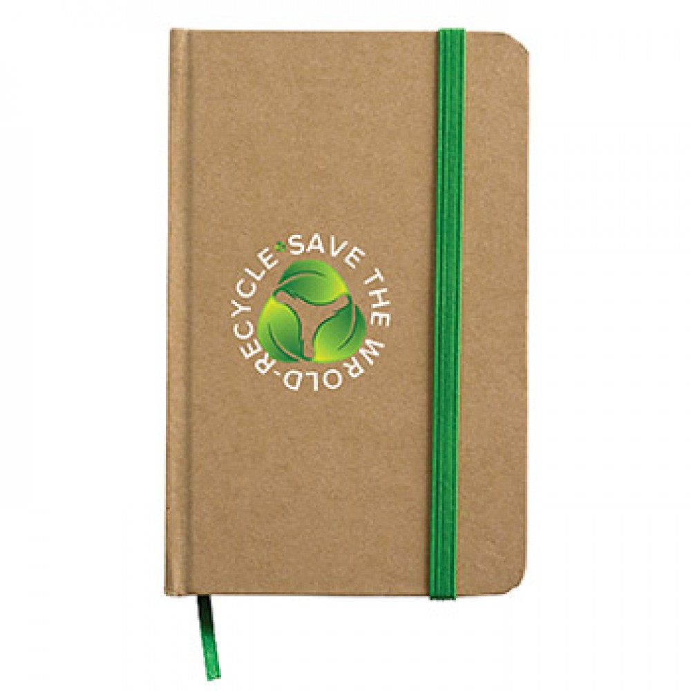 Personalized Executive Eco Jotter w/Cardboard Paper Finish