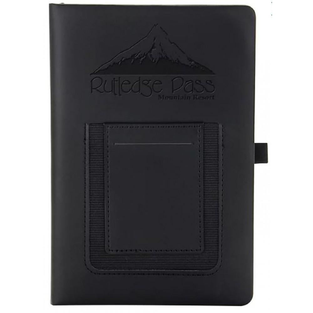 Custom Techno Phone Pocket Journal Debossed 5.75 X 8.25 Custom Techno Phone Pocket Journal Debossed 5.75 X 8.25