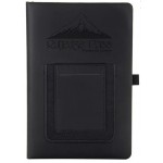Custom Techno Phone Pocket Journal Debossed 5.75 X 8.25