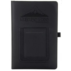Techno Phone Pocket Journal Debossed 5.75 X 8.25 with Logo