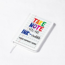 Lined Page Jotter with Cardboard Finish with Logo  Lined Page Jotter with Cardboard Finish with Logo