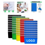 60 Sheets 5 x 3 Inch Memo Note Pad College Ruled Pocket Spiral Notebook with Logo