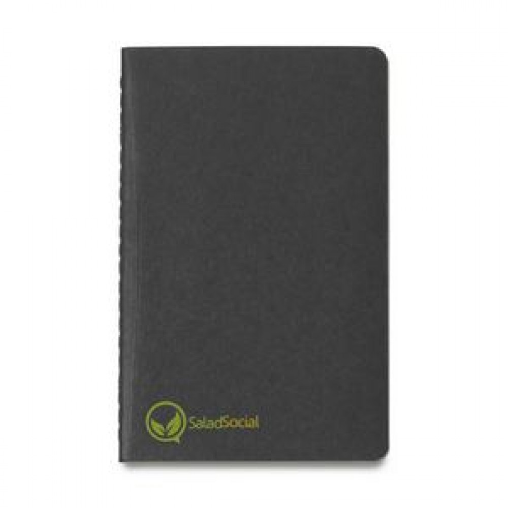 Personalized Moleskine Cahier Ruled Pocket Journal - Black