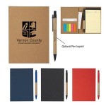 Meeting Mate Notebook With Pen And Sticky Flags with Logo