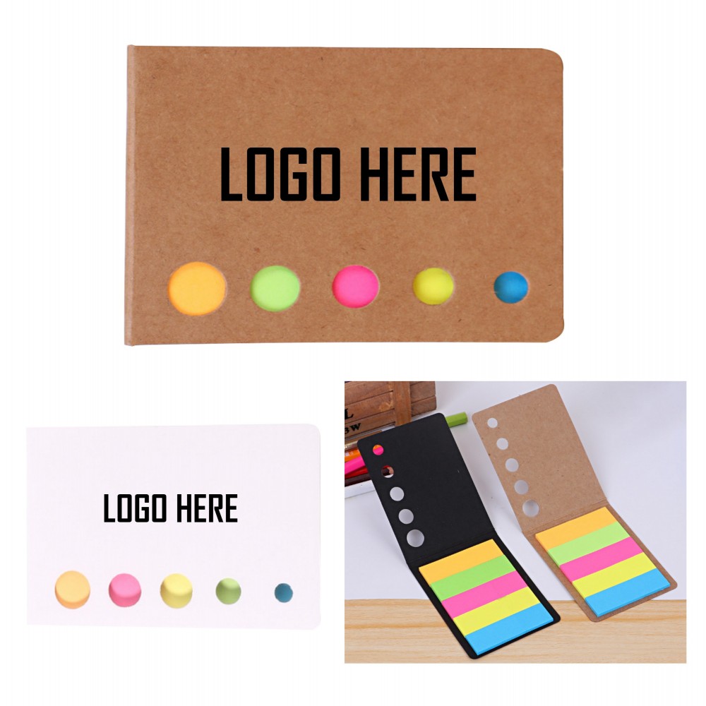 Promotional Compact Eco 5-color Sticky Notes