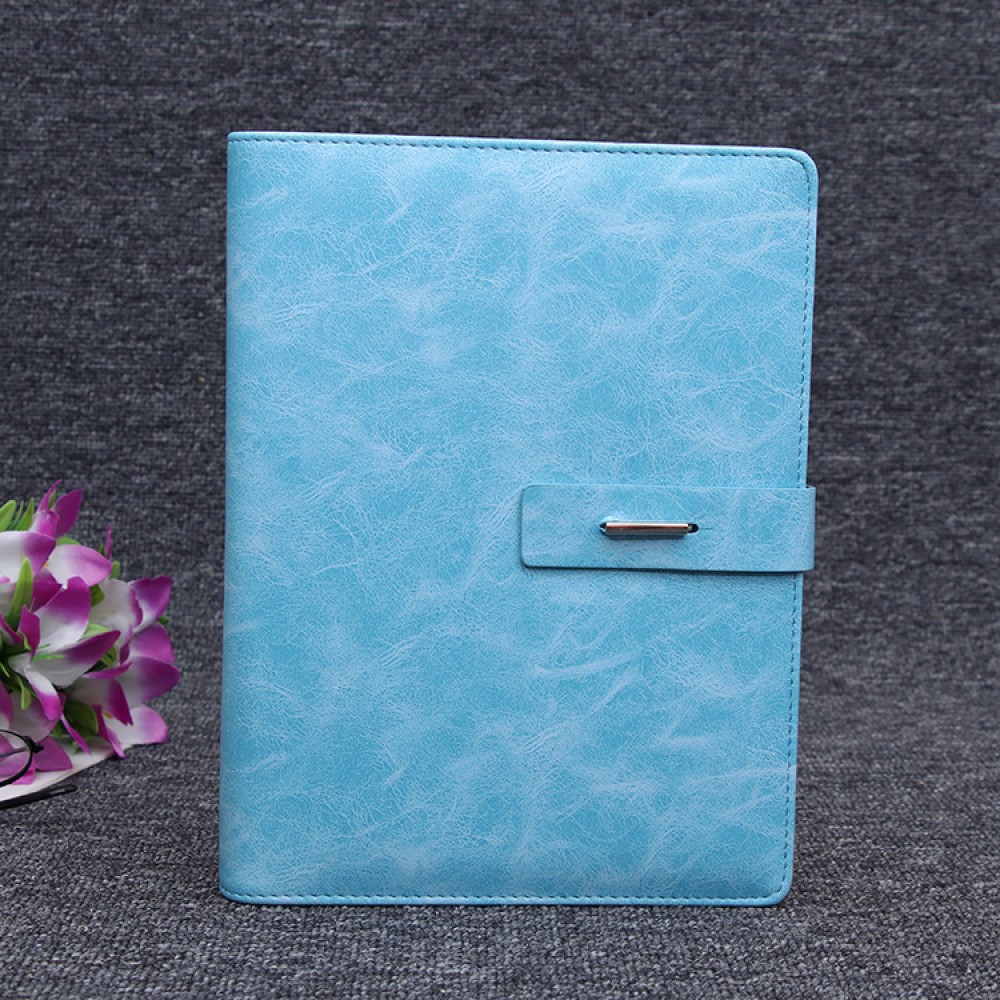 PU Cover Loose-Leaf Binder 90 Pages Notebook with Logo