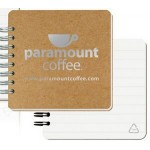 Logo Branded Square Recycled Journal (3 11/16"x3 11/16")