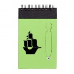 Personalized Recycled Notebook & Pen - Green