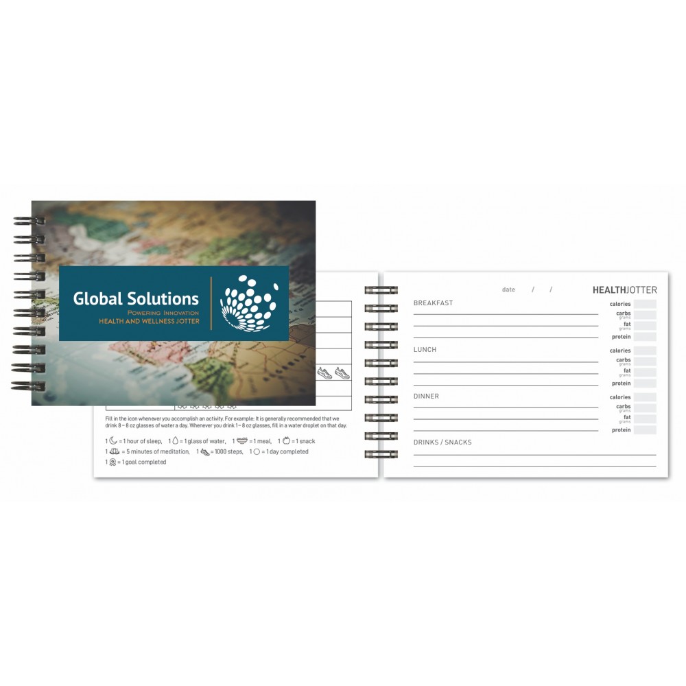 Custom Imprinted Health Jotter Notebook Custom Imprinted Health Jotter Notebook