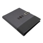 Diary Book w/8000mAh Powerbank And 8G Flash Drive with Logo