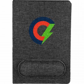 Personalized 5.5" x 8.5" FSC Recycled Mouse Pad Bound Notebook