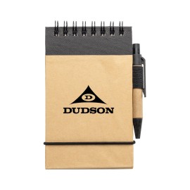 Custom Recycled Flip-up Notepad/Pen