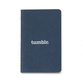 Moleskine Cahier Ruled Pocket Journal - Sapphire with Logo