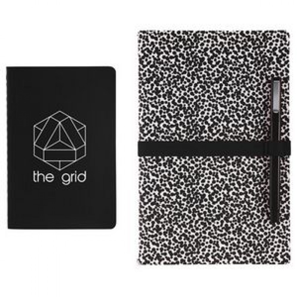 5.5" x 8.5" Mezzo Saddlestitch JournalBook Custom Imprinted 5.5" x 8.5" Mezzo Saddlestitch JournalBook Custom Imprinted