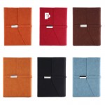 Logo Printed A5 multi-function Leather Cover Notebook / Business loose-leaf A5 notebooks