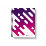 Large Softcover Notebook W/ Spiral Binding with Logo