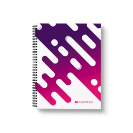Promotional Large Softcover Notebook W/ Spiral Binding