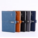 Promotional A5 PU Leather Journal with Magnetic Buckle 224 Pages 100Gsm Paper