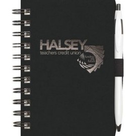 Promotional ValueBook ValueLine Jotter w/PenPort and Cougar Pen (4"x6")  Promotional ValueBook ValueLine Jotter w/PenPort and Cougar Pen (4"x6")