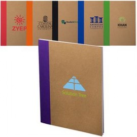 Color-Pop Recycled Notebook with Logo