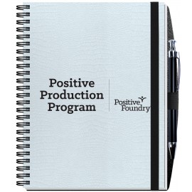Promotional Embossed Alligator Textured Journal w/100 Sheets & Pen (6"x8")  Promotional Embossed Alligator Textured Journal w/100 Sheets & Pen (6"x8")