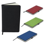 Soft Padded Leatherette Notebook with Logo
