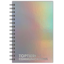 Logo Branded Holographic Rainbow SeminarPad (5.5"x8.5")