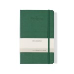 Moleskine Hard Cover Ruled Large Notebook - Myrtle Green with Logo
