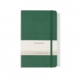 Custom Moleskine Hard Cover Ruled Large Notebook - Myrtle Green