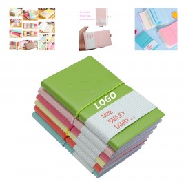 3 x 5 Inch Pu Leather Case Pocket Notebook Set with Logo