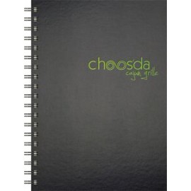 Logo Branded GlossMetallic Journals Medium NoteBook (7"x10")