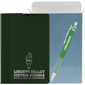 Montabella Journal & Headline Pen Gift Set with Logo  Montabella Journal & Headline Pen Gift Set with Logo