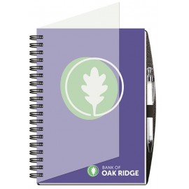 Pronto! Gallery Journals w/Pen Safe (7"x10") with Logo  Pronto! Gallery Journals w/Pen Safe (7"x10") with Logo