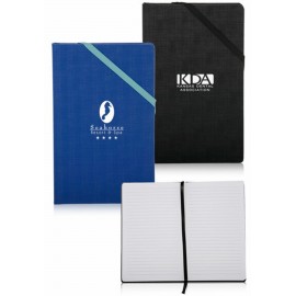 Logo Branded Medium Hardcover Journals with Corner Band  Logo Branded Medium Hardcover Journals with Corner Band