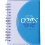Two-Tone Spiral Notebook (4" X 5") with Logo