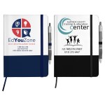 "Capitola" Notepad Notebook w/Pen Loop with Logo