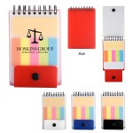 Custom Imprinted Spiral Jotter With Adhesive Notes & Flags