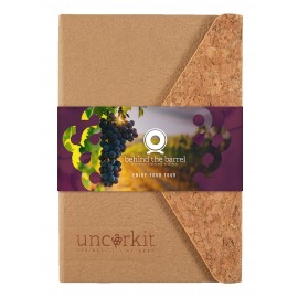 Cork & Craft Journal w/ Full-Color Graphic Wrap (5.5"x8.5") with Logo