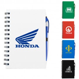 Logo Branded Nordic Plastic Spiral Bound Journal  Logo Branded Nordic Plastic Spiral Bound Journal