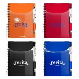 Personalized Sorbet Notebook Set with matching pen (PB2571).