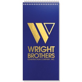 Econo Poly Cover Reporter Notebook (4"x8") with Logo