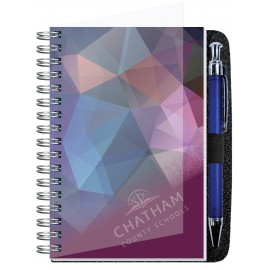 Logo Branded Gallery Journals w/50 Sheets & Pen (4"x6")  Logo Branded Gallery Journals w/50 Sheets & Pen (4"x6")