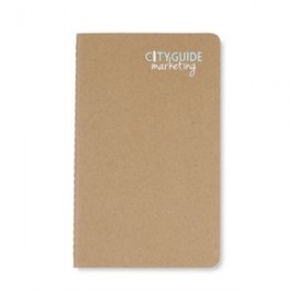 Moleskine Cahier Plain Large Journal - Kraft with Logo