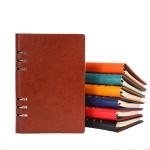 PU Leather Spiral Notebook with Logo