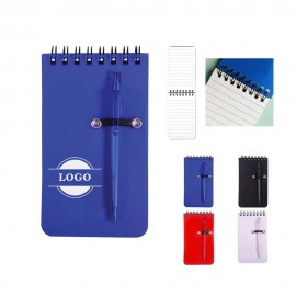 Top-Spiral Jotter Notebook with Pen with Logo