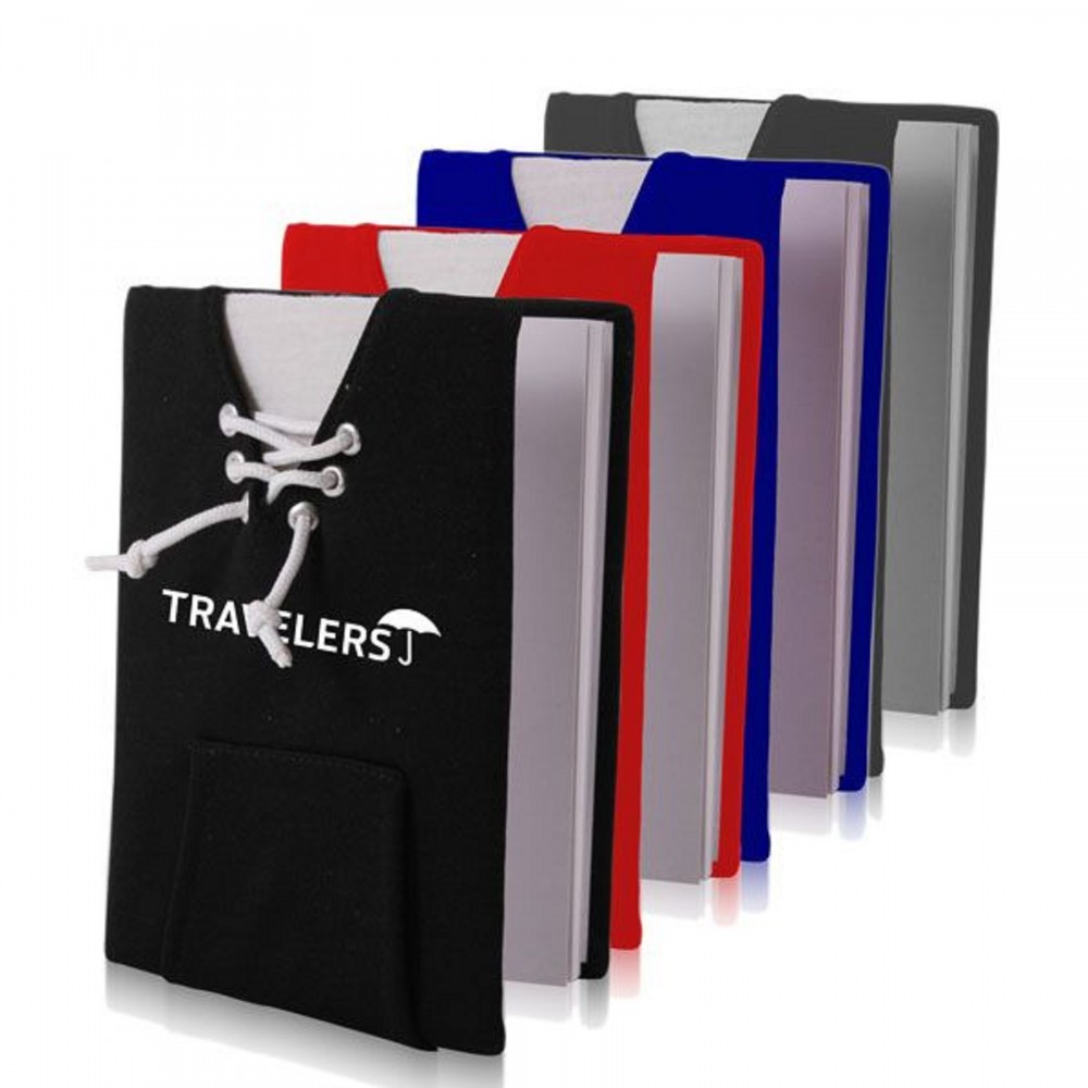Jersey Style Sweatshirt Notebook 11" x 8" Branded Jersey Style Sweatshirt Notebook 11" x 8" Branded